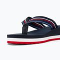 Japonki damskie Tommy Hilfiger Wedge Stripes Beach Sandal space blue 8