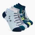 Skarpety dziecięce SKECHERS 1/2 Terry Low Cut 6 par teal