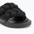 Klapki damskie Tommy Jeans Braided Slide frozen black 7