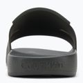 Klapki męskie Calvin Klein HM0HM01752 Pool Slide Double T dark olive 6