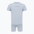 Piżama męska Calvin Klein LV00NM2900 breezy blue top w/diamond logo