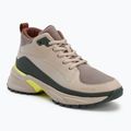 Buty męskie Calvin Klein YM0YM01418 Hike Runner Mid Laceup Tech Mix desert taupe/smog/sorrel/thyme