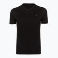Koszulka męska Tommy Hilfiger Cotton V-Neck 3-pak black/black/black 2