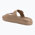 Klapki damskie Tommy Hilfiger Double Strap Sandal Pearl safari canvas pearlized 3