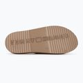 Klapki damskie Tommy Hilfiger Double Strap Sandal Pearl safari canvas pearlized 4