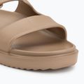 Klapki damskie Tommy Hilfiger Double Strap Sandal Pearl safari canvas pearlized 7