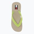 Japonki damskie Tommy Jeans Logo Summer white clay/lime essence 5