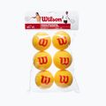 Piłki tenisowe dziecięce Wilson Starter Tour Foam 6B 6 szt. yellow red 2