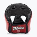 Kask ochronny Fairtex Muay Thai & Kickboxing Competition red 3