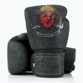 Rękawice bokserskie Fairtex X Tom Atencio Boxing The Heart of Warrior Boxing charcoal