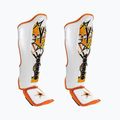 Ochraniacze piszczeli i stóp YOKKAO Pad Thai Shin Guards white