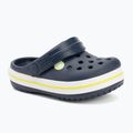 Klapki dziecięce Crocs Crocband Clog Kids navy/citrus 2