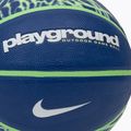Piłka do koszykówki Nike Everyday Playground 8P Graphic Deflated deep royal blue/vapor green/white rozmiar 7 3