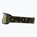Gogle narciarskie Oakley Line Miner L matte b1b dark brush/prizm sage gold iridium 9