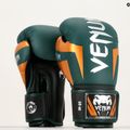 Rękawice bokserskie Venum Elite green/bronze/silver 6