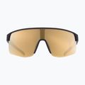 Okulary przeciwsłoneczne Red Bull SPECT Dakota rubber black/smoke with gold mirror 6