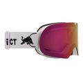 Gogle narciarskie Red Bull SPECT Rush matt white/red with pink purple mirror 5