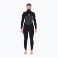 Pianka do pływania damska Rip Curl Flashbomb 6/4mm Hooded Chest Zip Steamer black