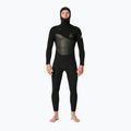 Pianka do pływania męska Rip Curl Flashbomb 6/4mm Hooded Chest Zip black