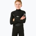 Pianka do pływania dziecięca Rip Curl Dawn Patrol 4/3 mm Chest Zip black 4