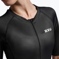 Kombinezon triathlonowy damski 2XU Core Sleeved black/white 6