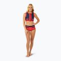 Góra od stroju kąpielowego Rip Curl Coco Short Sleeve Vest red/dark blue 3