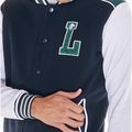 Kurtka męska LEONE 1947 College bomber navy blue 4
