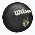 Piłka do koszykówki dziecięca Wilson NBA Team Tribute Mini Milwaukee Bucks black rozmiar 3 2