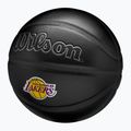 Piłka do koszykówki Wilson NBA Team Premiere Los Angeles Lakers black rozmiar 7 3