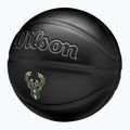 Piłka do koszykówki Wilson NBA Team Premiere Milwaukee Bucks black rozmiar 7 3