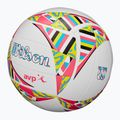 Piłka do siatkówki plażowej Wilson AVP Movement white/pink/yellow rozmiar 5 4