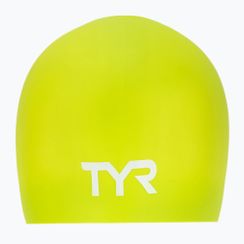 Czepek pływacki TYR Long Hair Wrinkle Free Silicone limelight