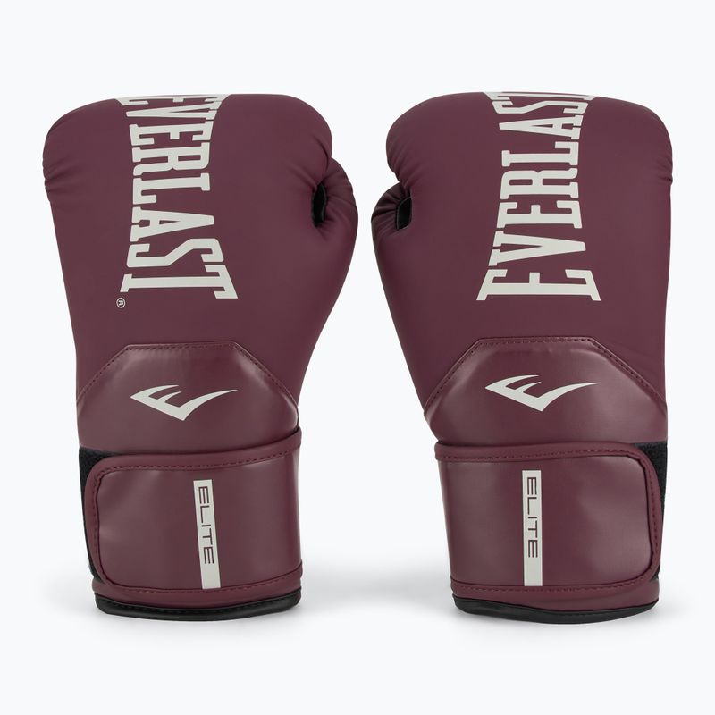 Rękawice bokserskie Everlast Pro Style Elite 2 maroon 2