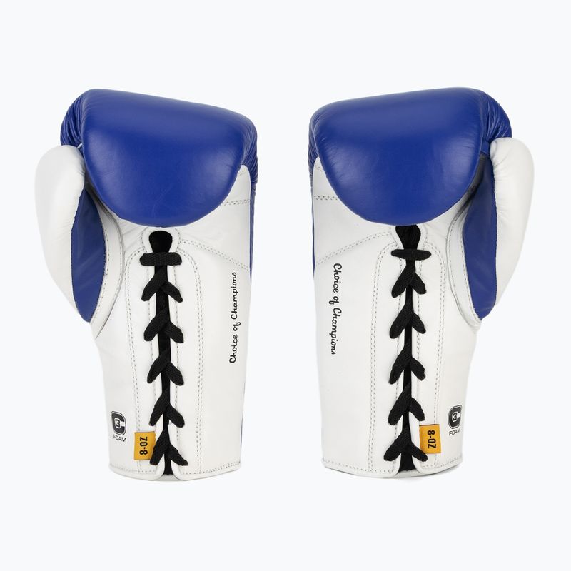 Rękawice bokserskie Everlast Powerlock OG Pro Fight blue/white 3