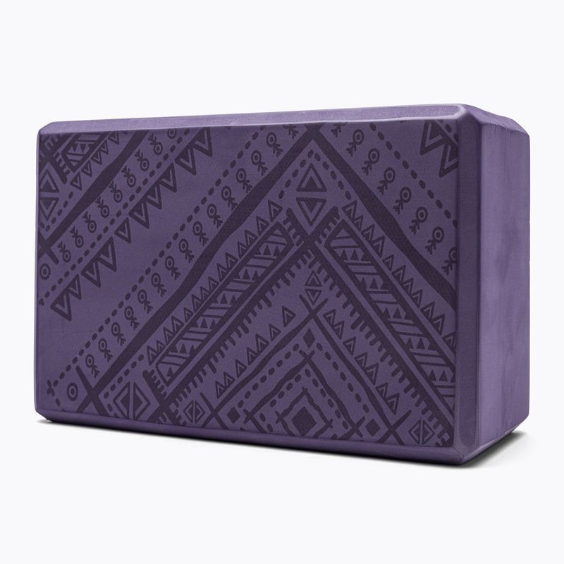Kostka do jogi Gaiam fioletowa 63682 3