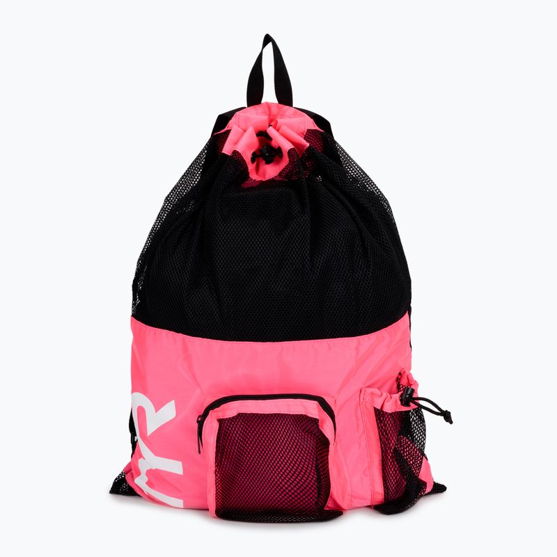 Worek pływacki TYR Big Mesh Mummy Bag 40 l pink
