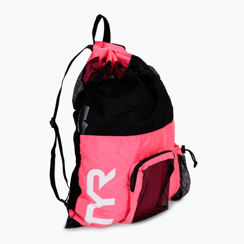 Worek pływacki TYR Big Mesh Mummy Bag 40 l pink 3