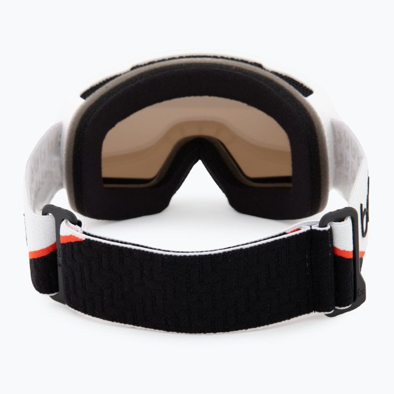 Gogle narciarskie Bollé Nevada race white matte/black chrome 2