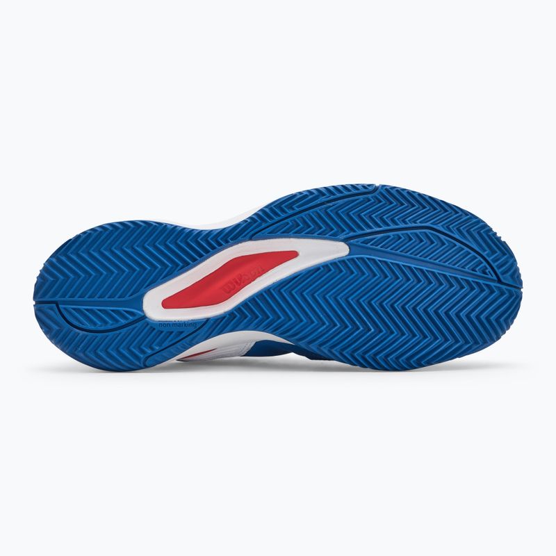 Buty do tenisa męskie Wilson Rush Pro Ace Clay deja vu blue/ white/ infrared 4