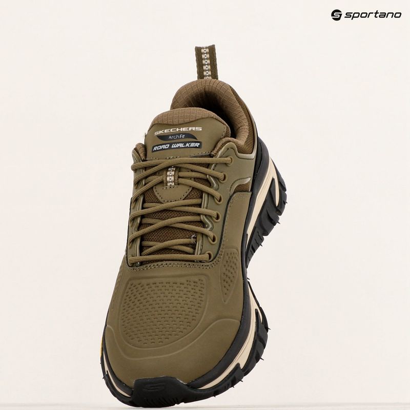 Buty męskie SKECHERS Arch Fit Road Walker Recon olive/black 9