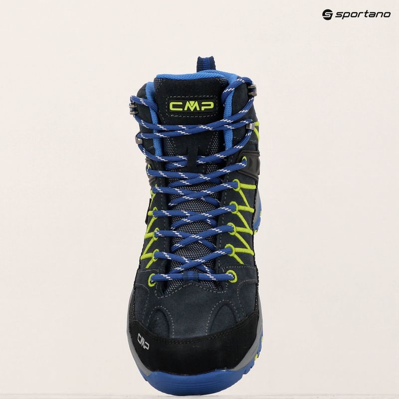 Buty trekkingowe juniorskie CMP Rigel Mid b.blue/electric 9