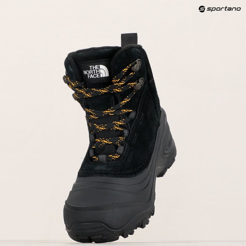 Śniegowce dziecięce The North Face Chilkat V Lace WP black/black 10