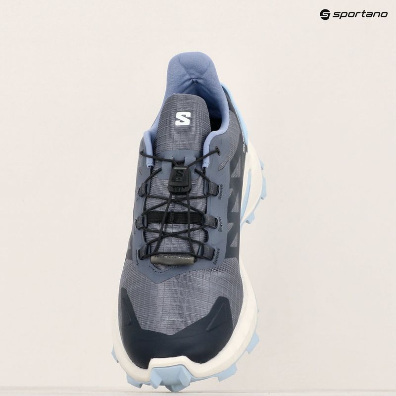 Buty do biegania damskie Salomon Supercross 4 grisaille/white/cashmere blue 18