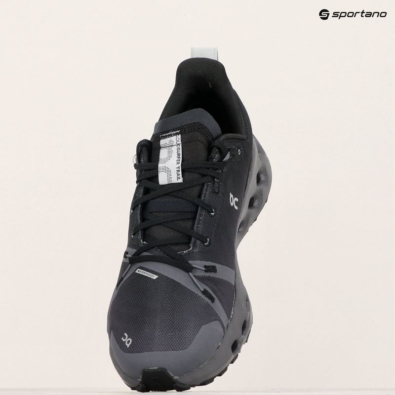 Buty do biegania damskie On Cloudsurfer Trail Waterproof black/eclipse 15