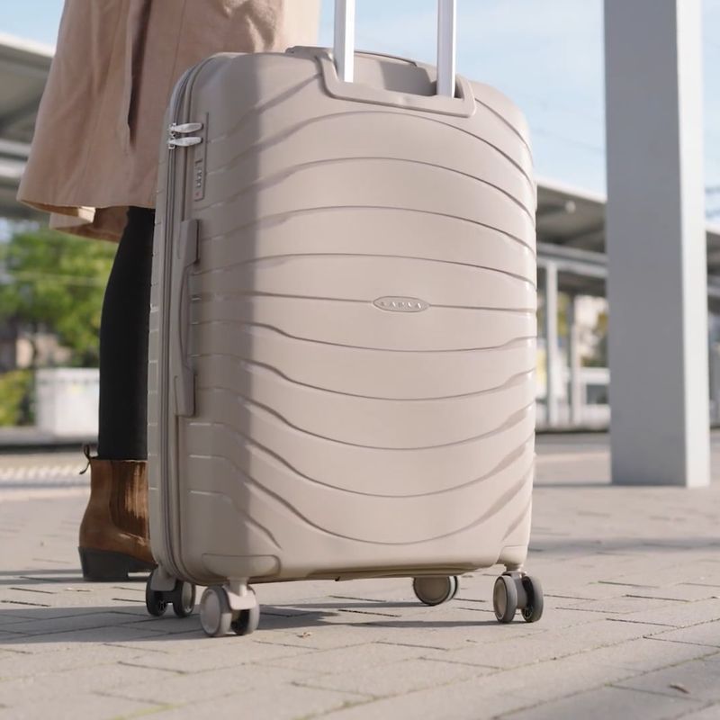 Walizka podróżna duża KADVA Brava 115 l beżowa 23
