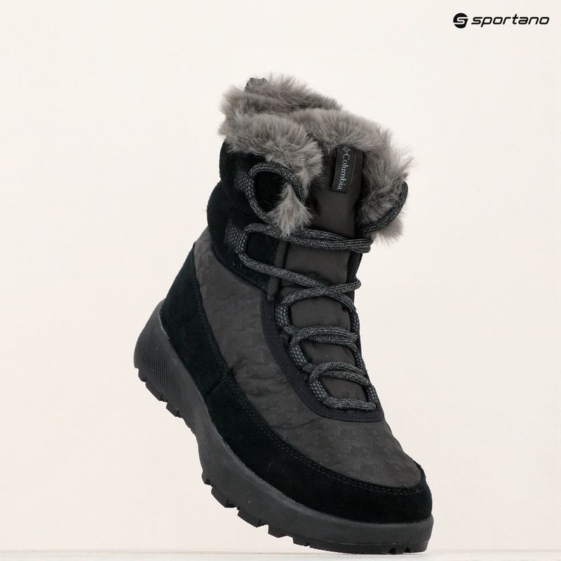 Śniegowce damskie Columbia Slopeside Peak Luxe V2 black/graphite 9
