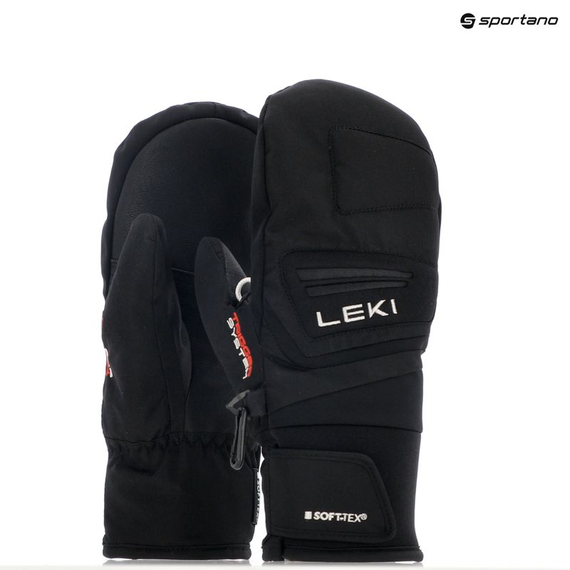 Rękawice narciarskie dziecięce LEKI Griffin 3D Junior Mitt black 7