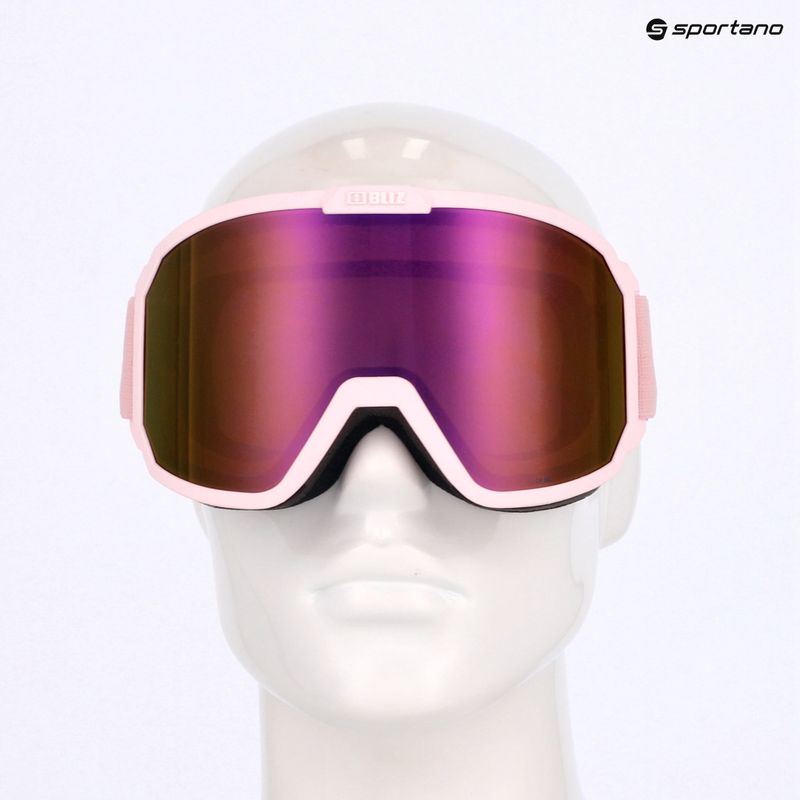 Gogle narciarskie Bliz Rave matt powder pink/brown pink multi 8