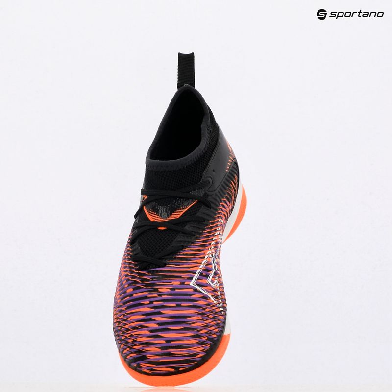Buty piłkarskie dziecięce PUMA Future 8 Match IT + Mid puma black/ puma white/ glowing red 9