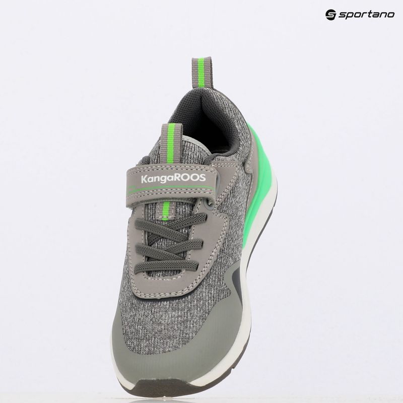 Buty dziecięce KangaROOS KD-Gym EV vapor grey/neon green 9